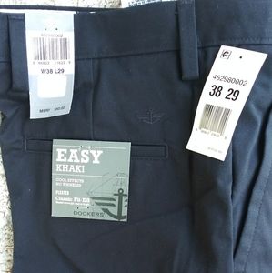 Dockers New Navy Easy Khaki Classic Fit size 38x29